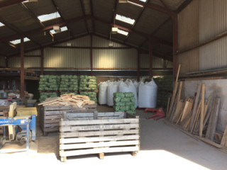 Biomass fuel and woodchip storage