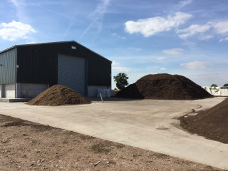 Biomass fuel and woodchip storage